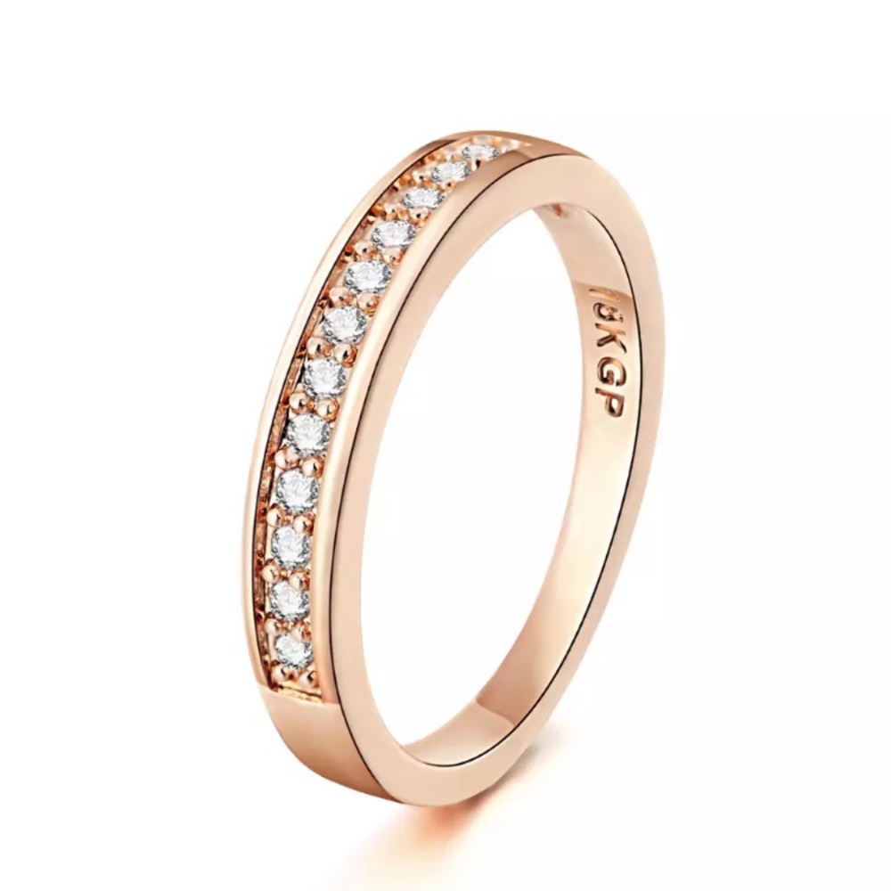 New 18 k rose gold plated band - Picture 3 of 8